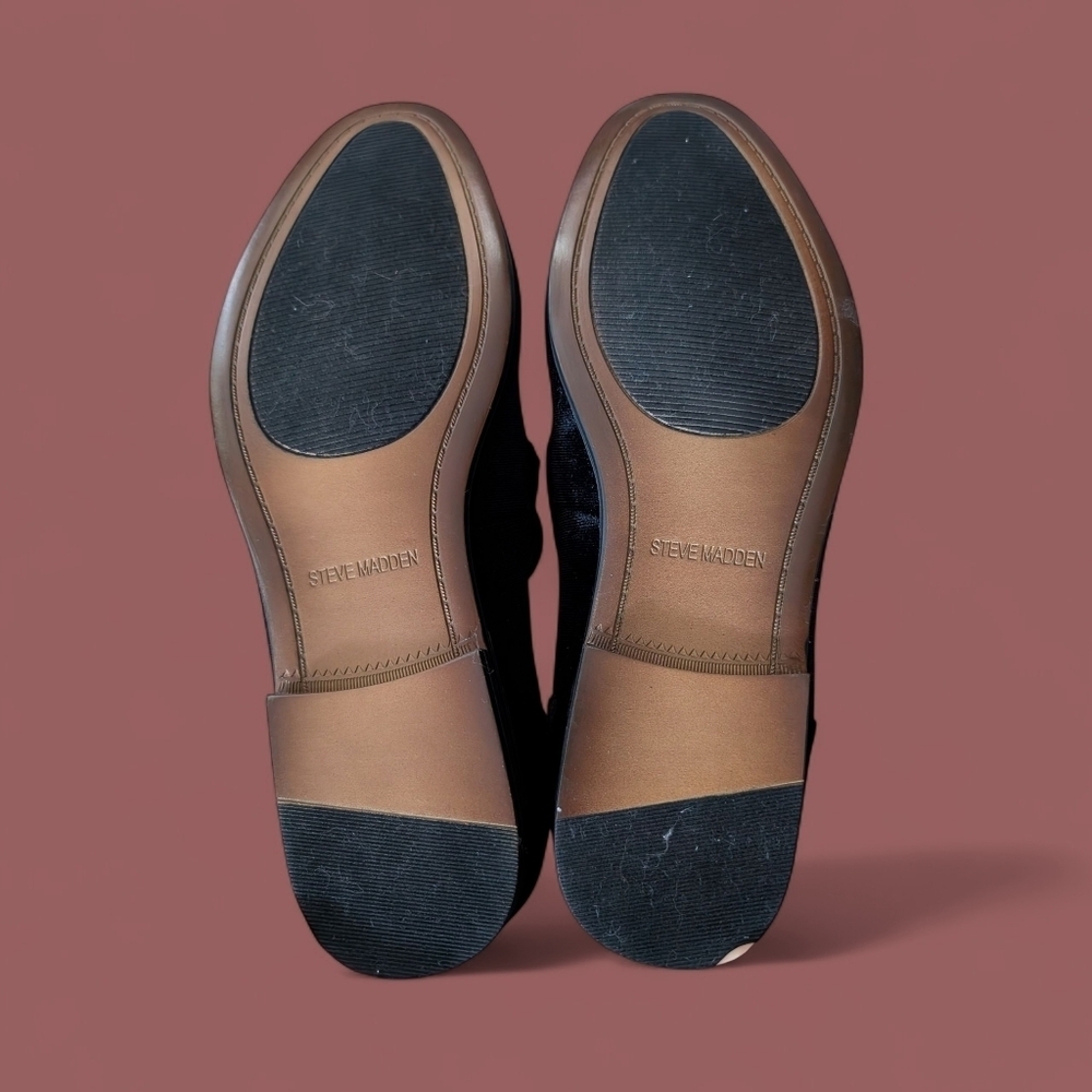 Brand New- Steve Madden Mens 'Madly' Velvet Loafers- Size 10 - Picture 5 of 6
